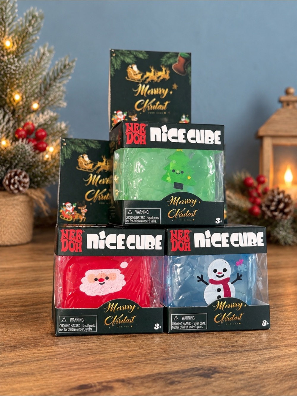 NeeDoh Nice Cube Holiday Bundle